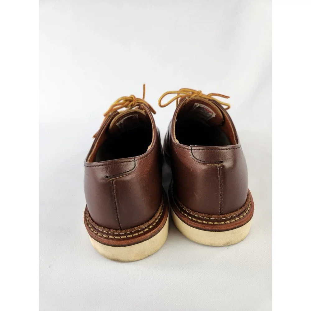 Red Wing Heritage 8109 Moc Toe Oxford Shoes Brown Leather Work Boots USA Men 7.5